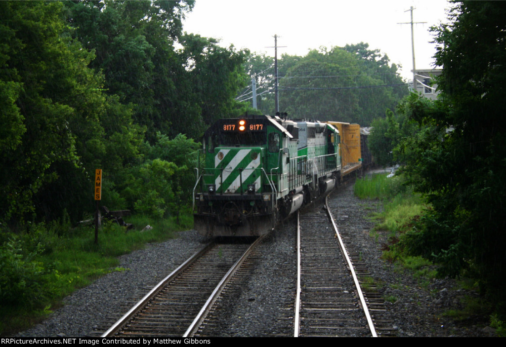 Q404 Northbound through Jamesville on NYS&W